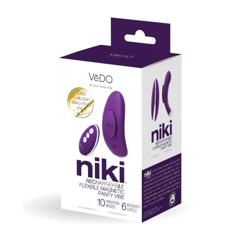 VeDO Niki Panty Vibe Recargable Púrpura Profundo