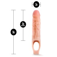 Extensor de Pene de Silicona Blush Performance Plus 9" para Placer Mejorado