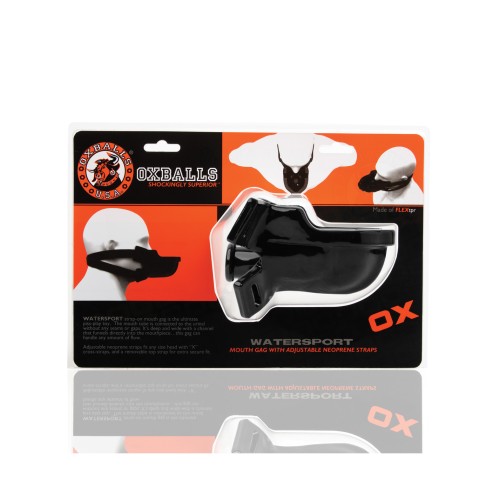 Oxballs Watersport Strap on Gag Black