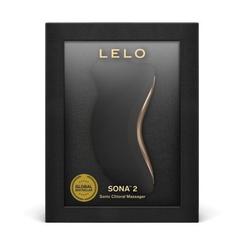 LELO Sona 2 Black Sonic Clitoral Stimulator