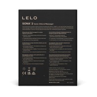 LELO Sona 2 Black Sonic Clitoral Stimulator