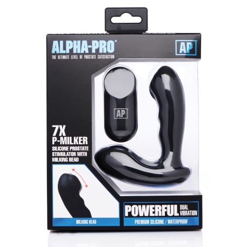 Alpha Pro 7x Estimulador Prostático P-Milker Negro