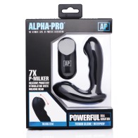 Alpha Pro 7x Estimulador Prostático P-Milker Negro