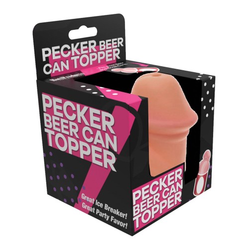 Tapa de Lata de Cerveza Pecker - Perfecta para Fiestas y Diversión