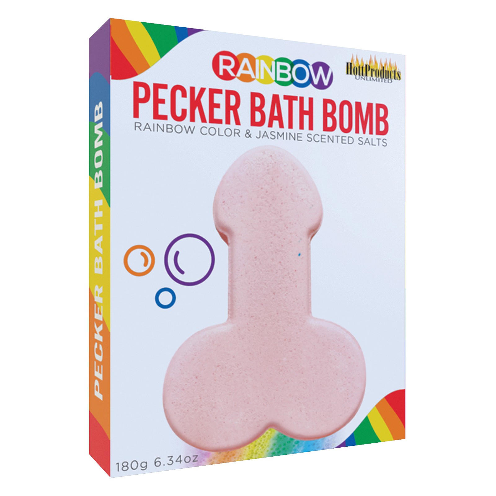 Rainbow Pecker Bath Bomb