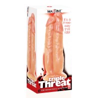 Triple Threat 3 Cock Dildo - Extreme Stimulation