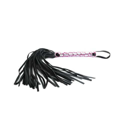 Flogger de Cuero Sintético Rosa Spartacus