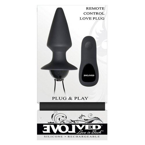 Evolved Plug & Play Anal Plug with Remote