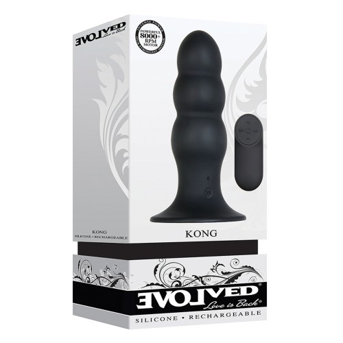 Plug Anal Recargable Evolved Kong Negro