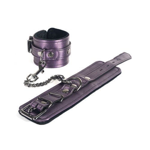 Spartacus Galaxy Faux Leather Wrist Restraints for BDSM