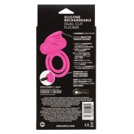 Rechargeable Dual Clit Flicker Enhancer - Pink