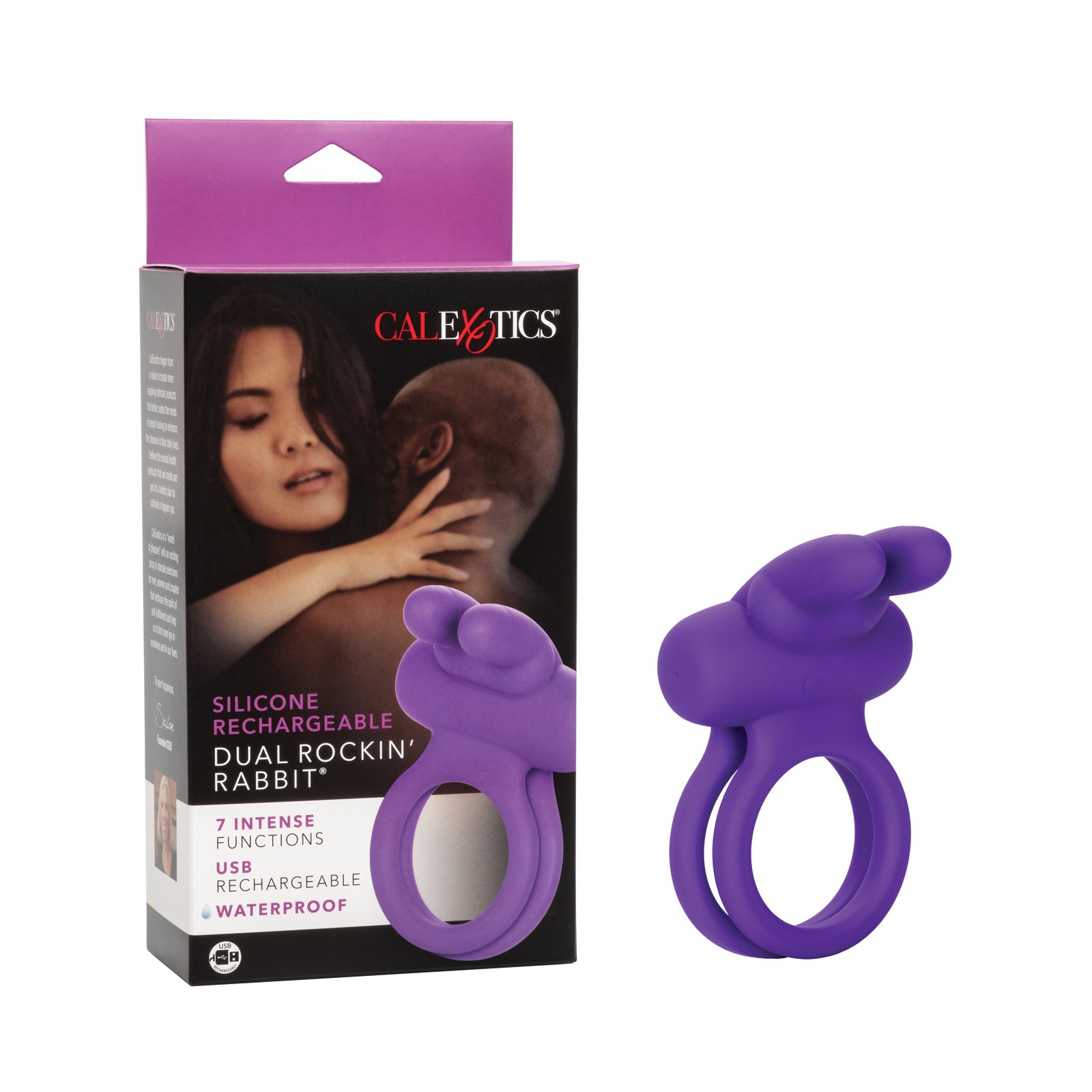 Silicone Rechargeable Rockin Rabbit Enhancer