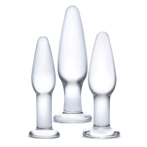 Glas 3 Piece Glass Anal Training Kit