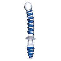 Glas 10" Mr. Swirly Dildo Doble Uso para Placer Único