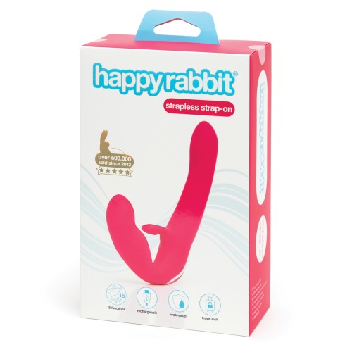 Happy Rabbit Strapless Strap-On - Pink