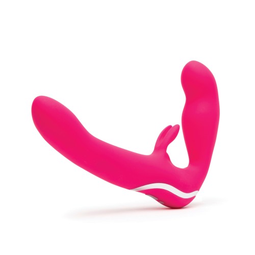 Happy Rabbit Strapless Strap-On - Rosa