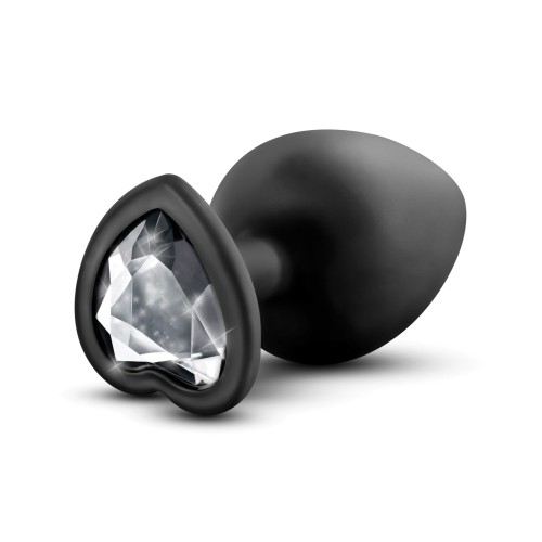 Blush Temptasia Bling Plug w/Gem Large - Black