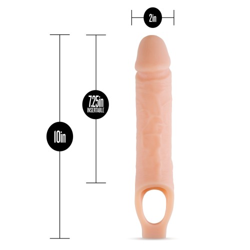 Extensor de Pene de Silicona Performance Plus 10"