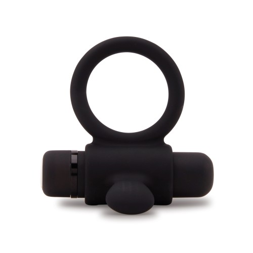 Nu Sensuelle Rev Silicone 7 Function Bullet Ring Black