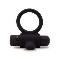 Nu Sensuelle Rev Silicone 7 Function Bullet Ring Black