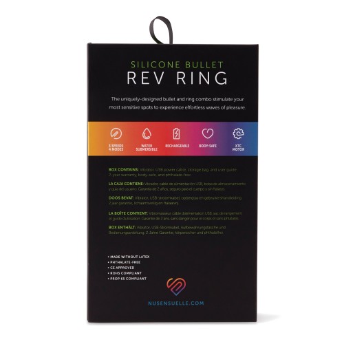 Nu Sensuelle Rev Bullet Ring - Elevate Your Pleasure