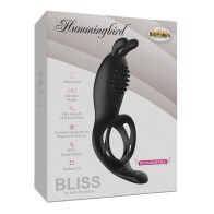 Anillo Vibrador Bliss Hummingbird - Negro