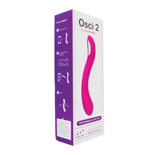 Lovense Osci 2 G Spot Vibrator - Pink