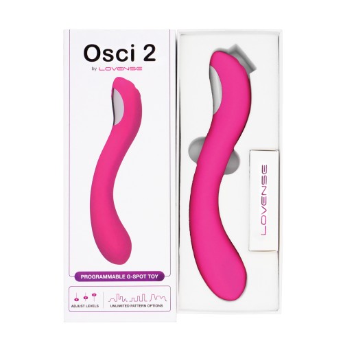 Vibrador de Punto G Lovense Osci 2 - Rosa