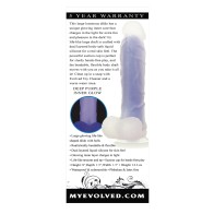 Evolved Luminous Dildo Non Vibrating Purple