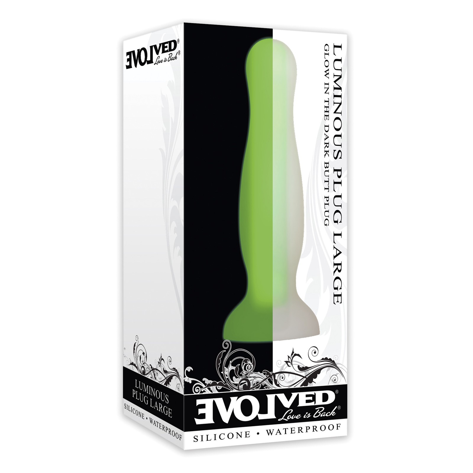 Evolved Luminous Large Anal Plug Green