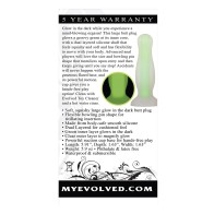 Evolved Luminous Large Anal Plug Green