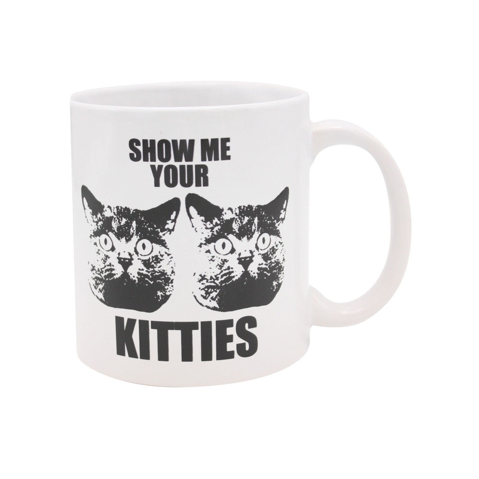 Attitude Mug Show Me Your Kitties 22 oz