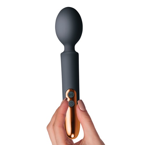 Rocks Off Oriel Rechargeable Wand - Black for Couples