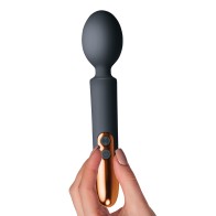 Rocks Off Oriel Rechargeable Wand - Black for Couples