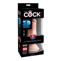 Pene Triple Densidad King Cock Plus de 6"