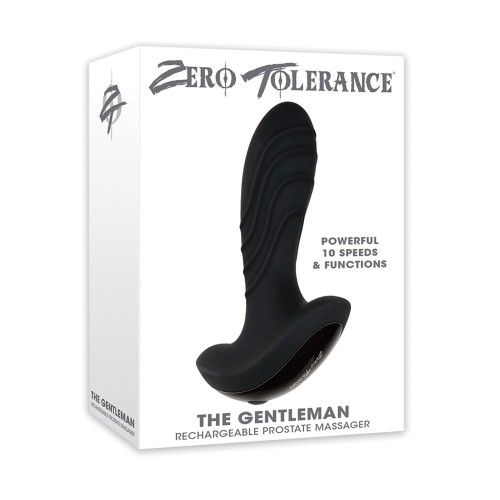 Zero Tolerance The Gentleman Prostate Massager Black