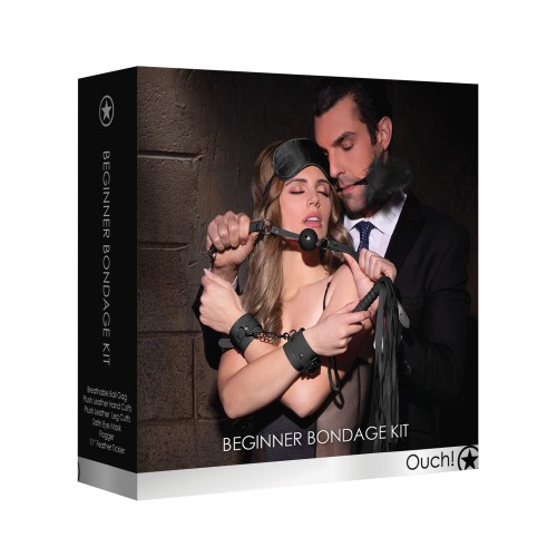 Shots Ouch Beginners Bondage Kit Black