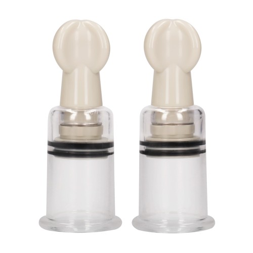 Shots Pumped Nipple Suction Set - Enhance Sensitivity and Pleasure