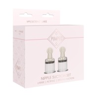 Shots Pumped Nipple Suctions Set - Large