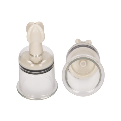 Shots Pumped Nipple Suctions Set - Large