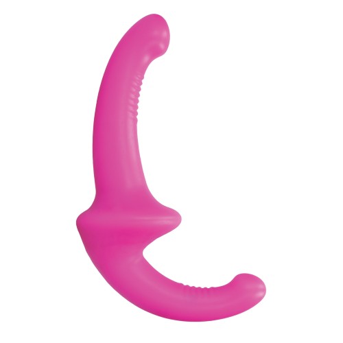 Shots Dildo Strapless de Silicona Rosa