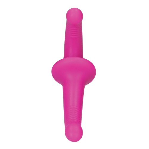 Shots Dildo Strapless de Silicona Rosa