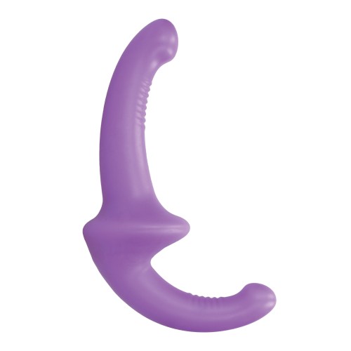 Shots Ouch Silicone Strapless Strap On in Purple