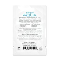 Lubricante a Base de Agua Wicked Sensual Care Simply Aqua 0.1 oz