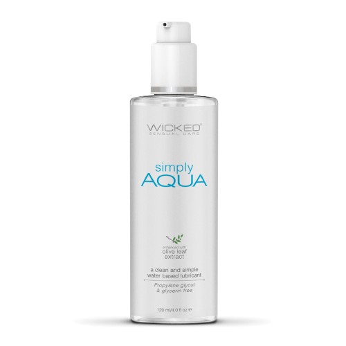 Wicked Sensual Care Simply Aqua Lubricant - Clean Pleasure