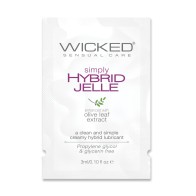 Lubricante Wicked Simply Hybrid Jelle .1 oz