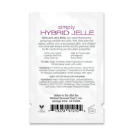 Lubricante Wicked Simply Hybrid Jelle .1 oz