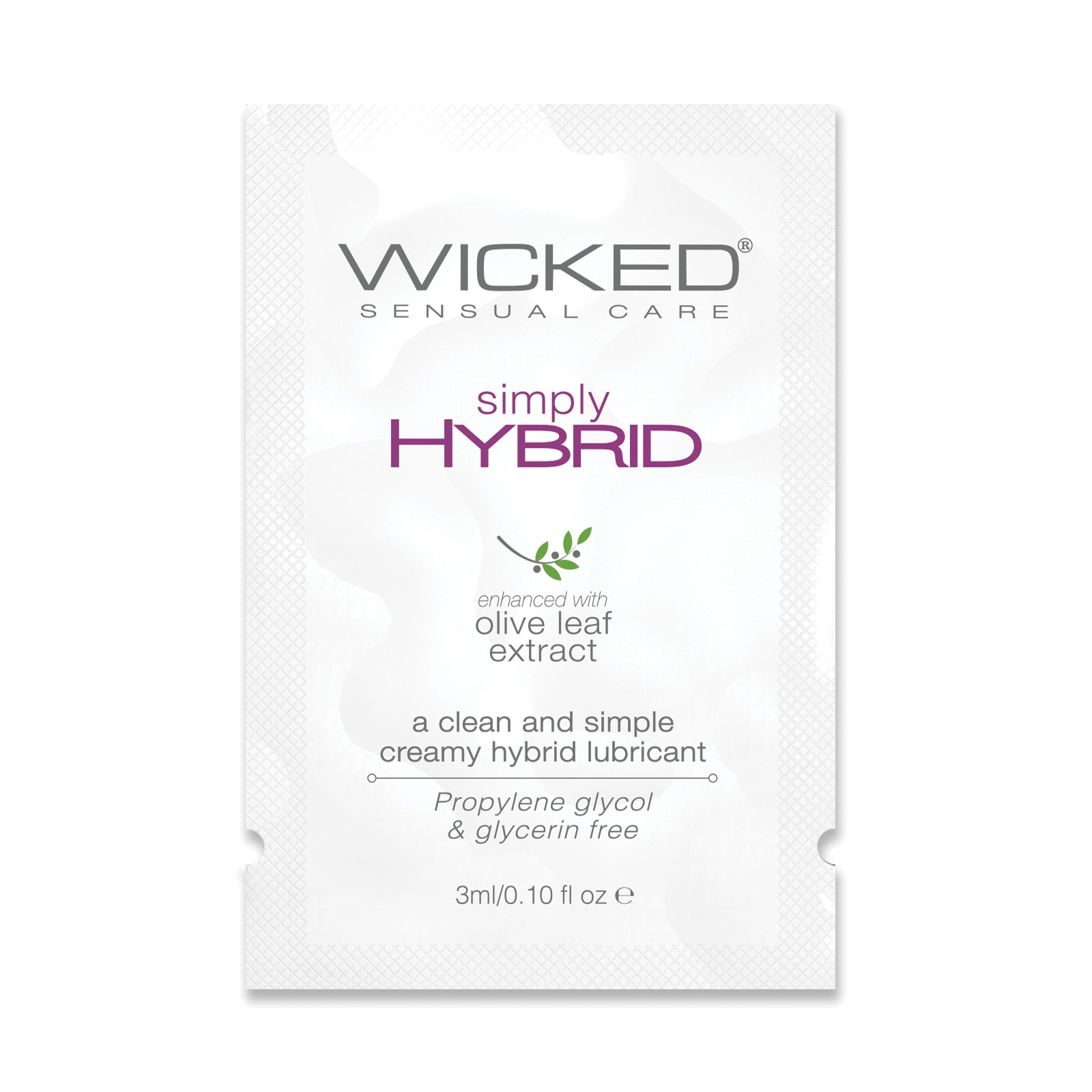 Lubricante Híbrido Simply Wicked Sensual Care - .1 oz