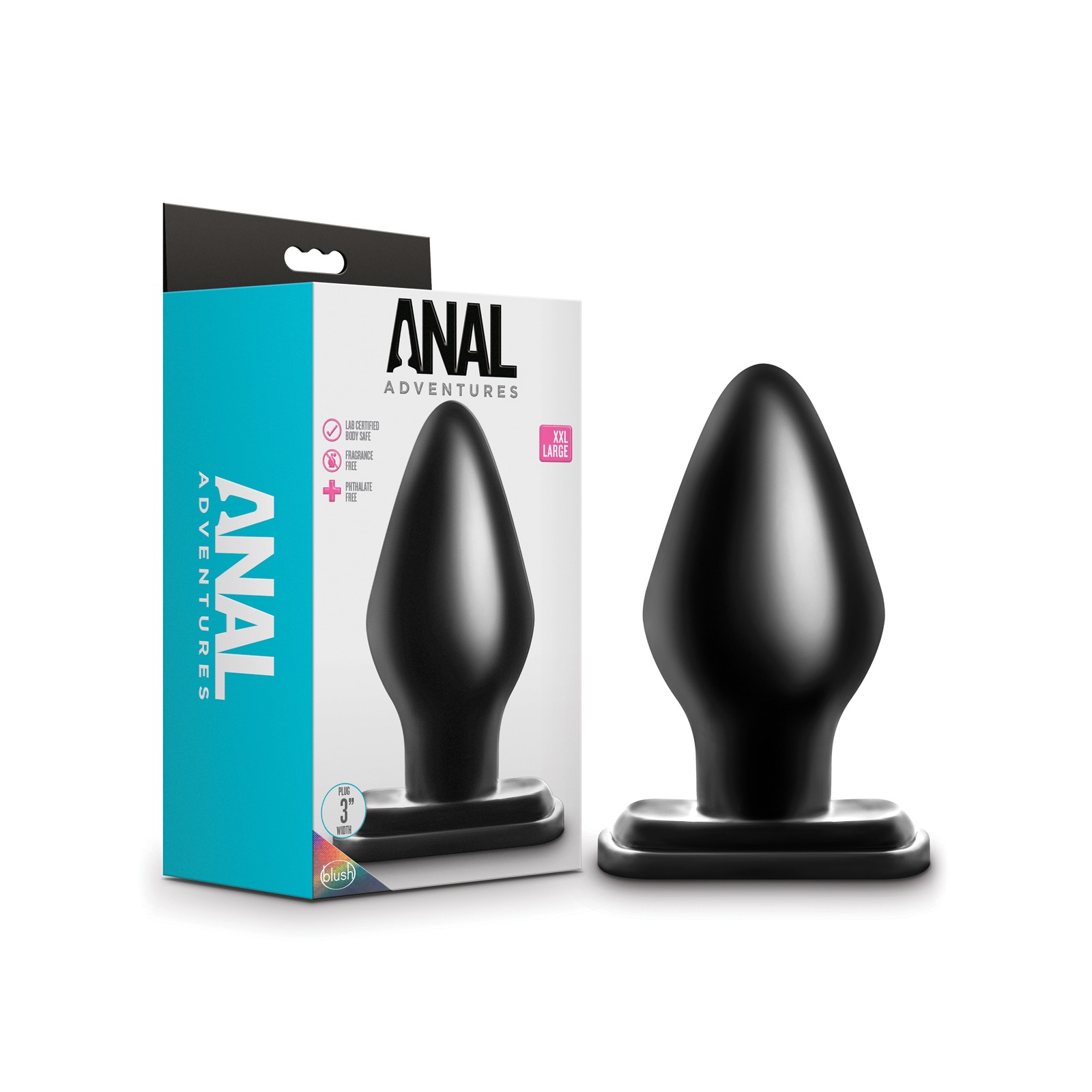 Blush Anal Adventures XXL Plug Black