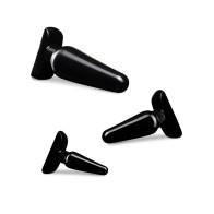 Blush Anal Adventures Basic Plug Kit - Black